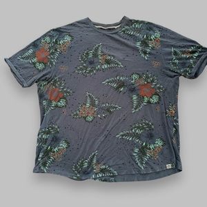 Free Planet all over tropical print T-shirt